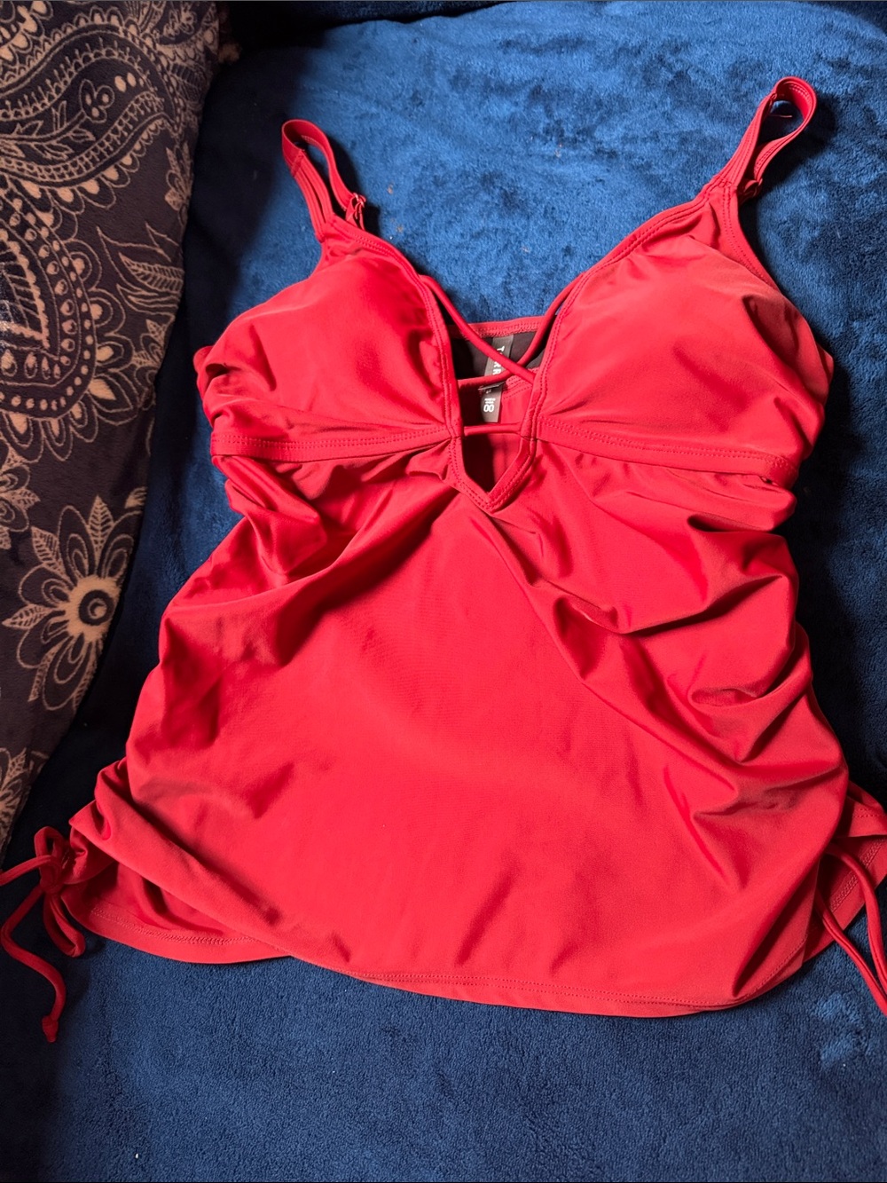 Torrid Red Women’s Tankini Swim Top